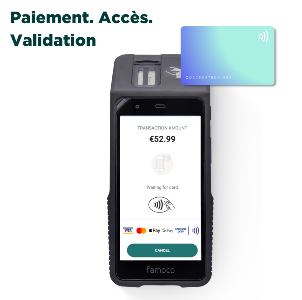 FP200 antenne NFC pour paiements, contrôle d'accès ou toute autre transaction NFC